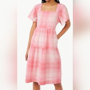Free Assembly Women's Tiered Midi Dress